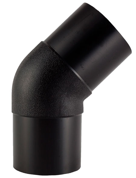 Spiegellas bocht 45°